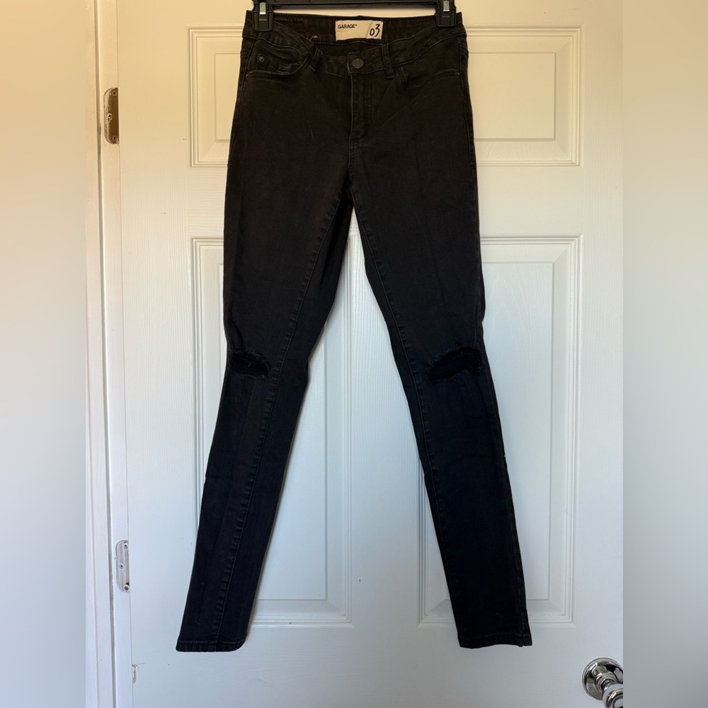 Garage Black Skinny Jeans